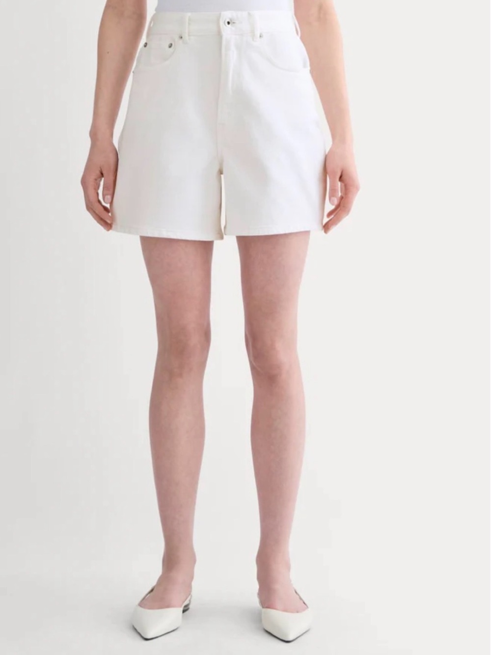 Everlane NWT The Way-High A-Line Denim Short 100% Organic Cotton